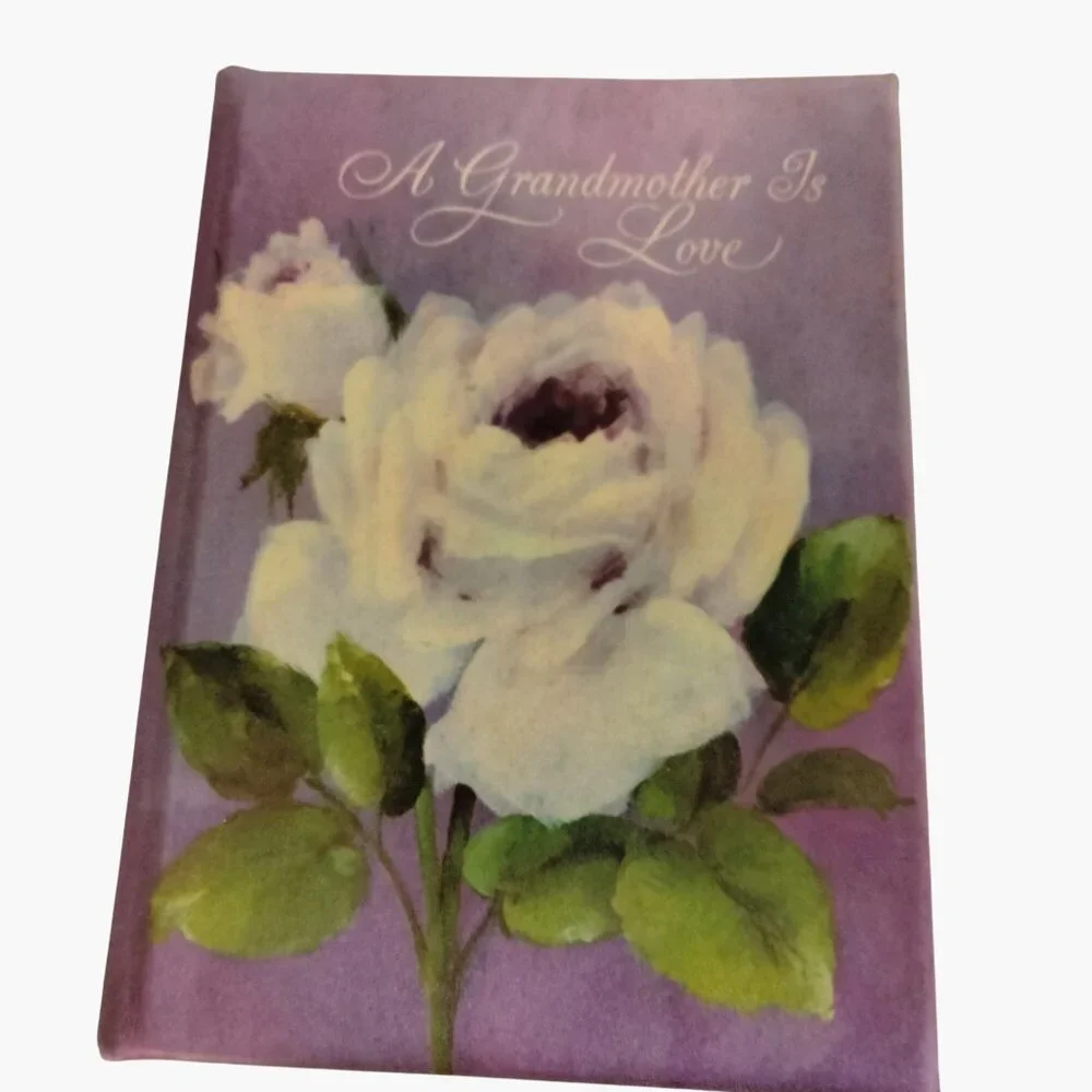 A Grandmother Is Love Keepsake Book Hallmark Box Floral Design Gift